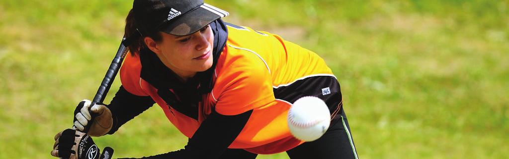 Pitching In slowpitch, the ball is delivered underhand with one foot remaining in contact with the pitching plate until the ball is released.