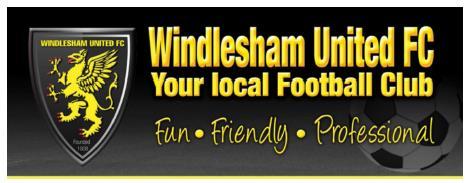 WINDLESHAM UNITED (YOUTH) FOOTBALL CLUB Field of Remembrance, Kennel Lane, Windlesham, Surrey www.windleshamunitedfc.co.