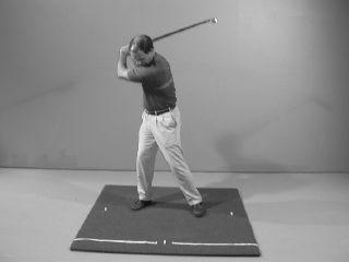Begin Your Downswing With Your Shoulders As the club approaches impact, and remembering that the bottom of the swing arc is