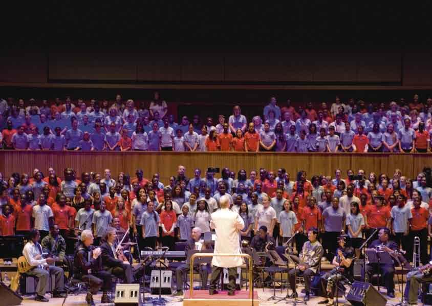 Sing Up, Sing Out! Wednesday 24 June, 7pm Royal Festival Hall Come along and witness a glorious musial extravaganza performed by 500 members of Newham s Young People s Chorus.