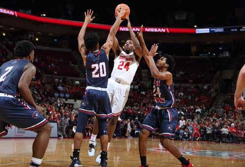 #24 ANDRE WESSON Forward 6-6 220 Sophomore Westerville, Ohio (South) Exploration AS A SOPHOMORE (2017-18) Tied career-high nine points to go along with four boards vs.