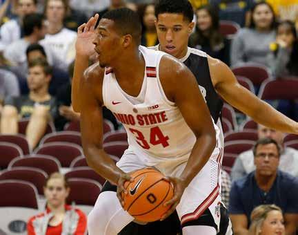 #34 KALEB WESSON Forward 6-9 270 Freshman Westerville, Ohio (South) Exploration AS A FRESHMAN (2017-18) Tallied 13 points and seven boards vs. Robert Morris (11/10) Scored nine points vs.