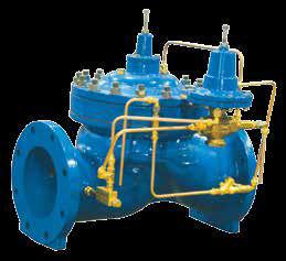 The valve is designed to shut-off tightly when low exceeds a predetermined amount.
