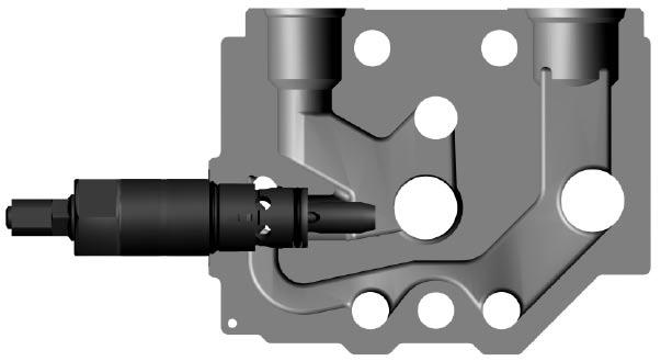 Inlet Sections Pump connection, P1 [27] Pump connection P2 [26] Tank connection, T2 [25] Main pressure relief valve [16] Standard inlet section The inlet section is available in two basic versions: