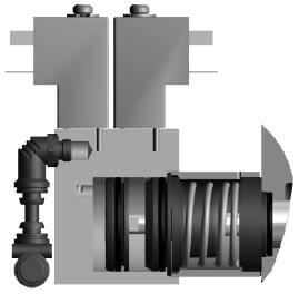 proportional spool actuator. The ACP is a pneumatically controlled, proportional spool actuator with spring centring and the possibility of stepless control by means of a hand lever.