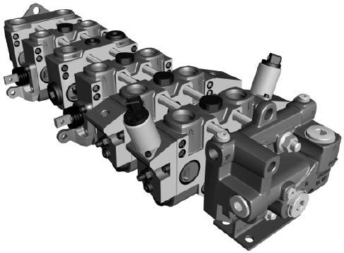 Valve Description The directional valve is of modular construction.