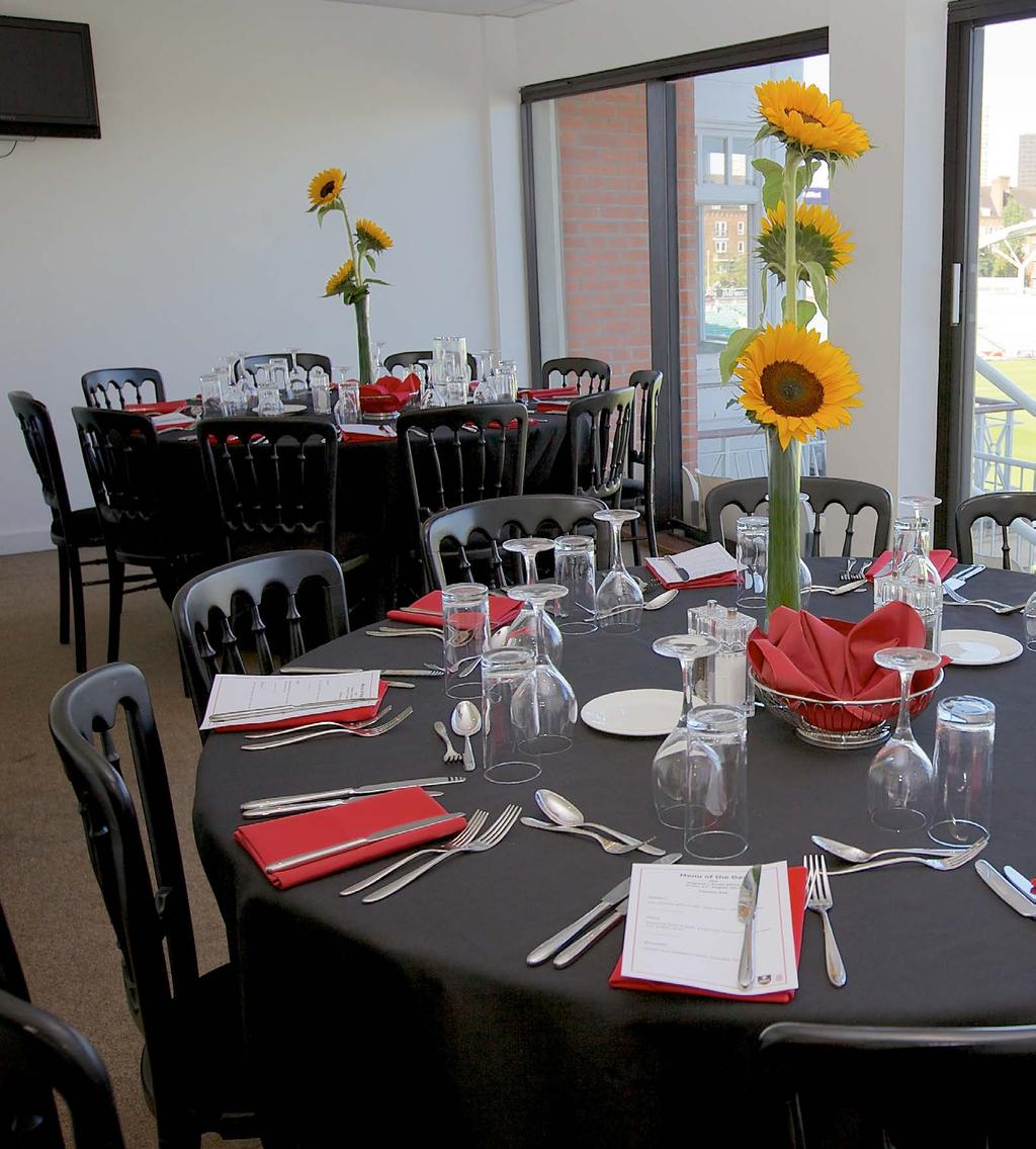 June From - 399 Included in your package: Premium balcony seating Capacities from 8-24 Champagne reception