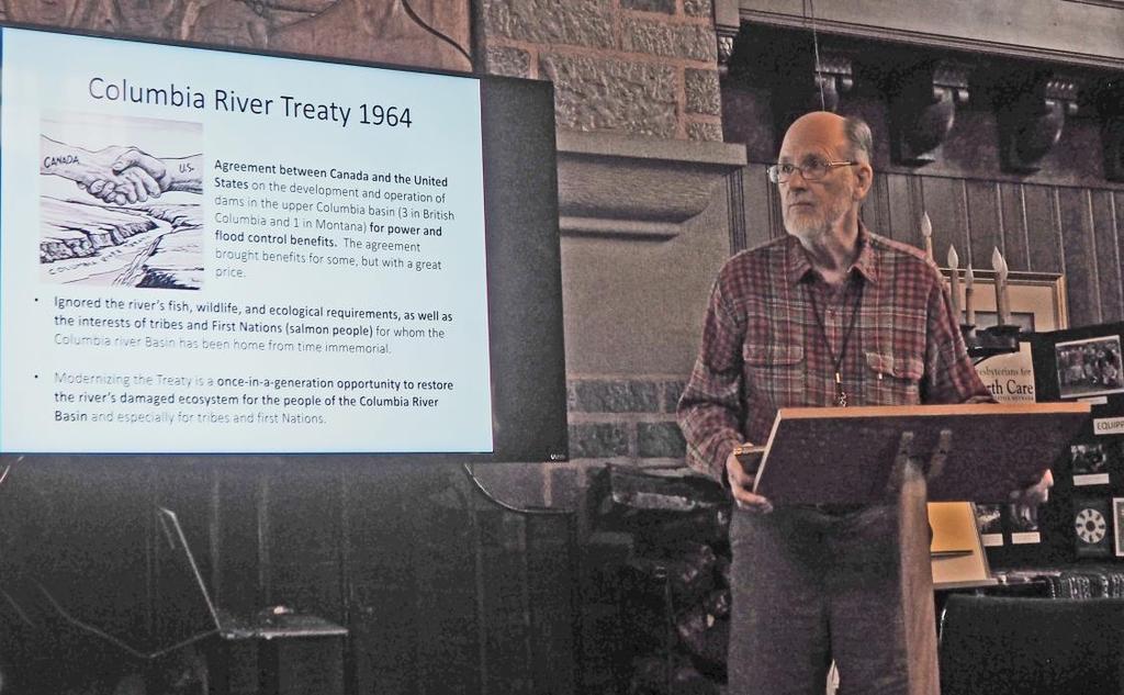 Ethics of the US-Canada Columbia River Treaty The Reverend Tom Soeldner of the Columbia River Ethics and Treaty Project This 1964 agreement between Canada and the United States on the development and