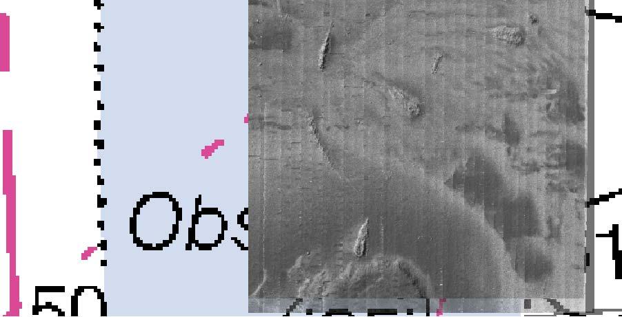mxd Sandy Hook Site Backscatter Imagery Draped Over Hillshade 2006 Bathymetry 0 0.1 0.2 0.
