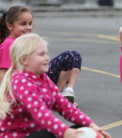 The game grows with the players and supports the development of their skills. Allows players to play Netball sooner, from 5 years old. If they have fun, they will be involved for longer.