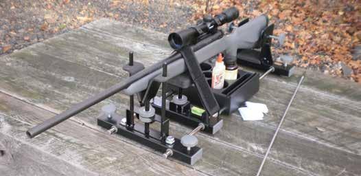 Hyskore 30022B parallax rifle sighting system and cleaning vise 3 Shots ~ 5 Minutes ~ Sighted In! Sighting Cleaning Gun, Scope and Cleaning Supplies NOT INCLUDED.