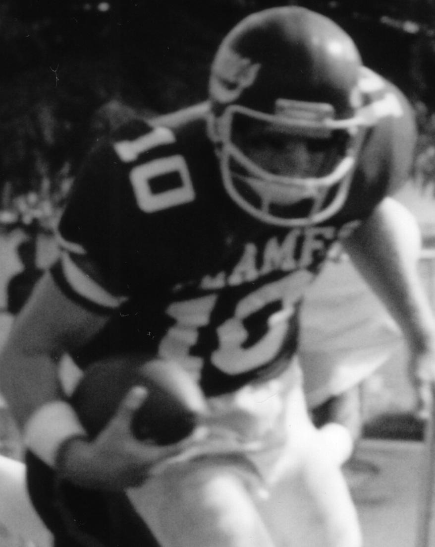 He moved the program into the NCAA Division II ranks his first season and into its first season of NCAA I-AA football in 1988, posting an 8-3 record. Hout s 1988 squad was ranked No.