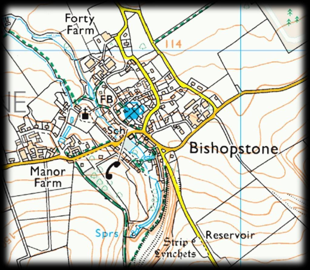 Walk B1: Bishopstone Village, The Dingle (stream) & Pond A short circular village amble plenty of interest for toddlers too!