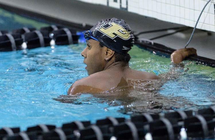Not Shy, Just Focused McDowell s unconventional upbringing, humility spark Purdue swimming By David Zuccarelli dzuccar@purdue.