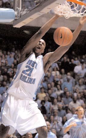 779 points and rebounder with 309. SOPHOMORE SEASON (2002-03) Honorable mention All-ACC selection...second on the team in scoring at 14.9 points per game and rebounding at 5.6 per game.