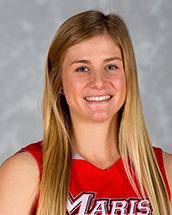 CLAIRE 1 5 8 SOPHOMORE GUARD Greensburg, PA Greensburg Salem OBERDORF Appeared in 30 games and started 18 for the Red Foxes in freshman season.