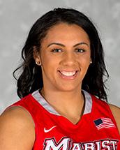 SYDNIE 24ROSALES Missed entire 2014-2015 season with injury. Appeared in 10 games, averaging 3.9 minutes per game in 2015-16. 5 9 SENIOR GUARD Loudonville, NY Colonie Year GP - GS FG - FGA PCT.