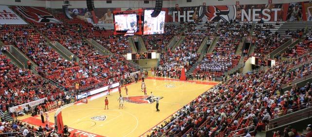 Since opening its doors in 1992, John E. Worthen Arena has proven to be one of the premier athletic venues in the Mid- American Conference. The arena seats 11,500 fans and was built at a cost of $29.