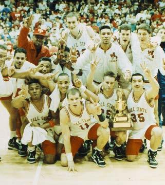 GREAT MOMENTS 1990 NCAA SWEET 16 Ball State advanced to its first ever NCAA Tournament Sweet 16 in March 1990 as the Cardinals defeated
