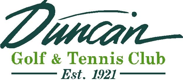 P a g e 7 We re on the web!! www.duncangolfandtennisclub.com D U N C A N G O L F & T E N N I S C L U B 1800 N Country Club Road Duncan, OK 73533 Website: www.duncangolfandtennisclub.com Club Numbers Pro Shop.