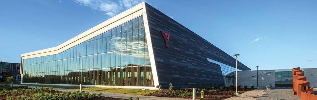 The Remington YMCA opened its doors in 2016 and includes a fitness centre, running track,