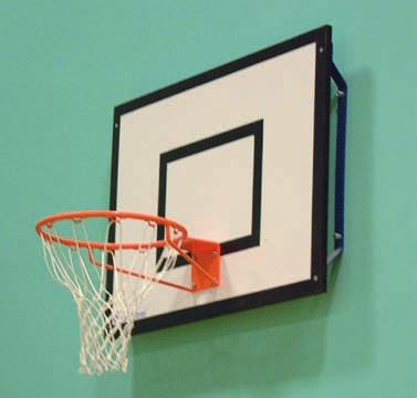 Available as wall hinged, fixed projection and flat fixed basketball goals For full specification, prices and installation details for these basketball goals, please contact our