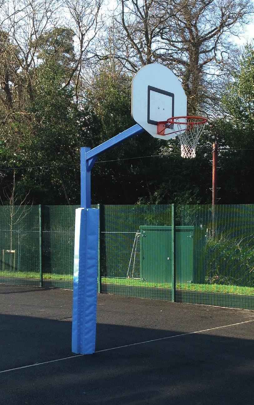 Manufactured from 00mm square steel. Comes complete with ground sleeve 4.M PROJECTION HEAVY DUTY OUTDOOR BASKETBALL GOALS (Supply Only) BBG/ODR,69.
