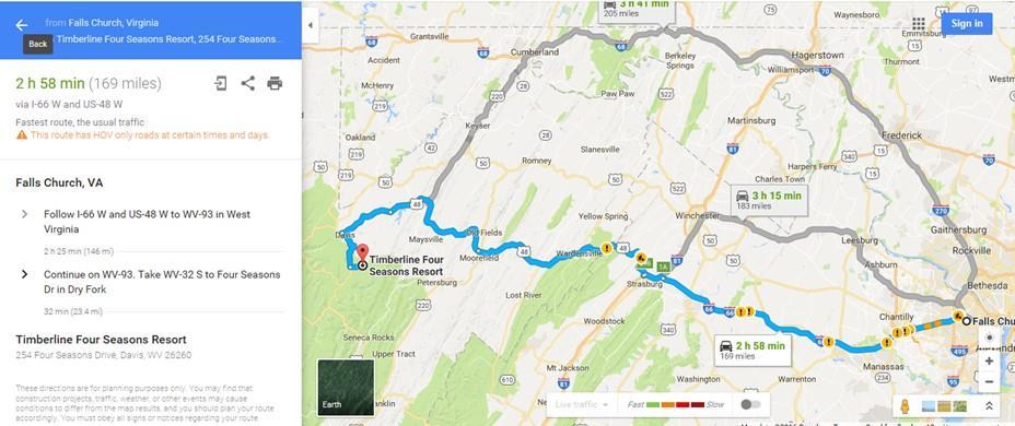 Timberline Resort is located off Timberline Road which intersects with WV Route 32 in the center of Canaan Valley (10 miles south of Davis, WV and 12 miles north of Harman, WV).