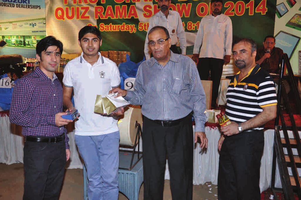 Club Events Karachi Club Publication Grand Bumper Quiz Rama - Quiz Rama First Grand Bumper Quiz Rama of 2014 was organized on 5th April at main
