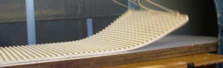 1 Full width of mat leading edge board