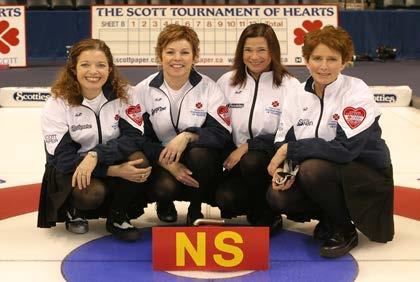 the faces of Nova Scotia at the 2019 Scotties!