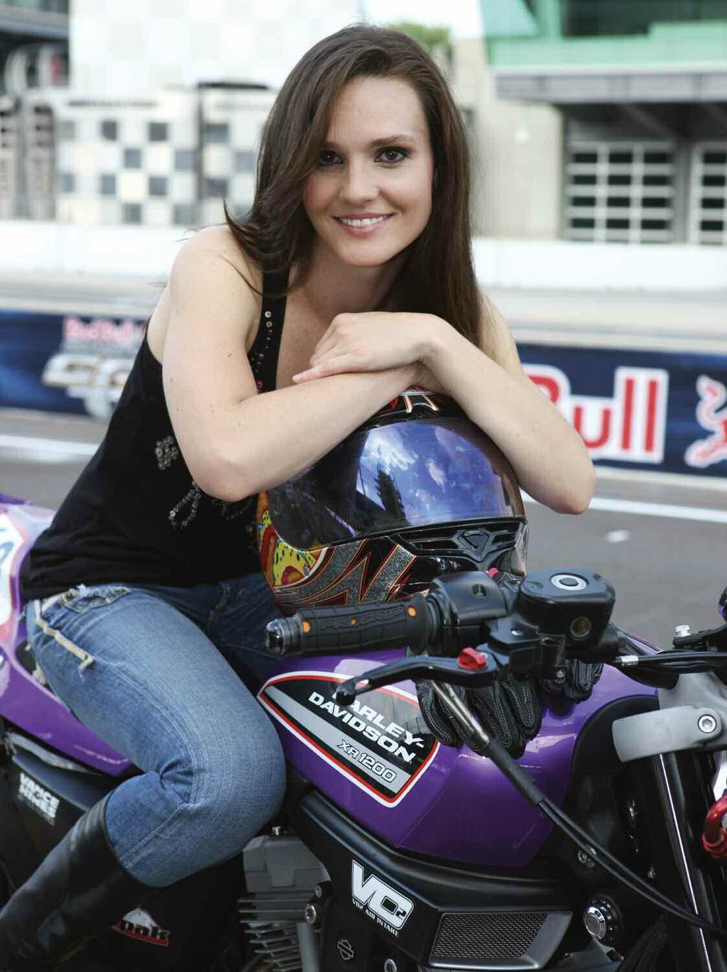SHELINA MOREDA FIRST WOMAN TO RACE A MOTORCYCLE AT INDY 8 Headed into the 2012 season, Shelina Moreda has had a short but successful professional motorcycle road racing career, distinguished by a