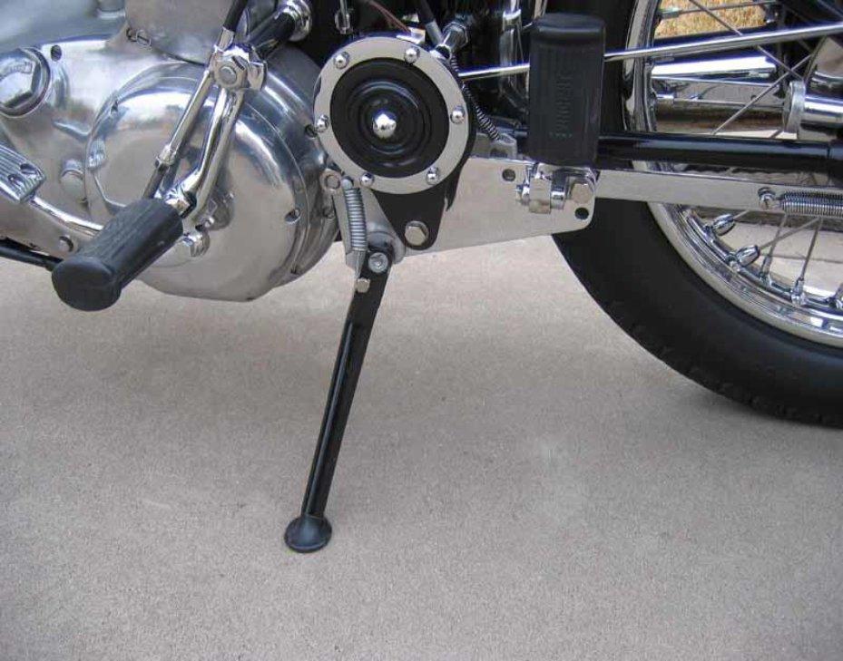 carelessness the side stand lock link help sin knowing the state of side stand prior to movement of vehicle TYPES OF STANDS SIDE STAND A side stand style side stand is a single leg that simply flips
