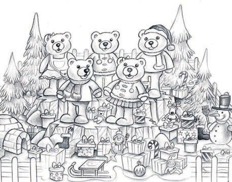 5. SINGING BEARS (ATS005) A bunch of adorable teddy bears is having talks with the public.