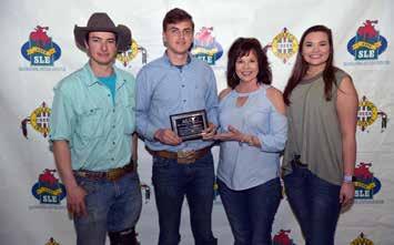 Michael Morrison of Clay County, second from left, received the 2017 Amanda Pounds Memorial Award during the 