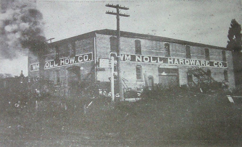 Warehouse of Wm. Noll Hardware Co. (photo from Marshfield Illustrated, by C.W. Charles, 1905) - - - - - - - - - - - - - - - - - - - - - - - - - - - - - - - - - - - - - - - - - - - - - - - - - - - - -