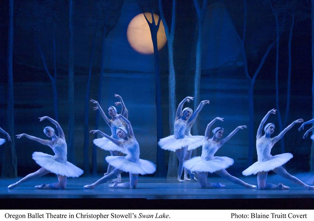 Oregon Ballet Theatre s production of Christopher Stowell s Swan