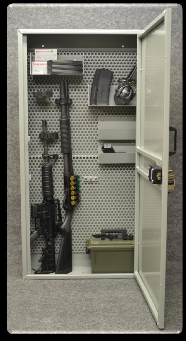 More Room for Your Private Arsenal Tactical Vest Medical Pack and Go Bag Range Gear and Equipment Tactical Rifle Case Survival Supplies STORM SHELTER ED Civilian Large Cabinet P/N: S-ED-L-# Up to 4