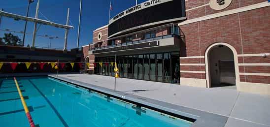 Uytengsu Aquatics Center New Home of USC Swimming and Diving and Water Polo Thanks to an $8 million gift from former USC men s swimming captain Wilfred Fred Uytengsu as well as the generosity of a