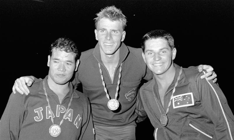 USC Men s History USC Olympians 43 Gold Medals 1960 Rome Robert Bennett... 1 Bronze Jon Henricks (Australia)... 2 Gold Hans Klein (Germany) Murray Rose (Australia).1 Gold, 1 Silver,.