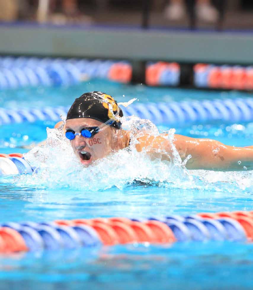 USC Women s History Women of Troy Team Records Short Course Yards Long Course Meters Short Course Meters 50-Yard Freestyle Kasey Carlson (2014 Pac-12 Championships)... 21.