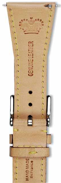 8.1 FITTING THE STRAP TO THE PROPER COLLECTION 20mm (0.78 ) width fits 22mm (0.86 ) width fits THE STRAP: The Glam Rock strap is easily interchangeable with any same size watch.