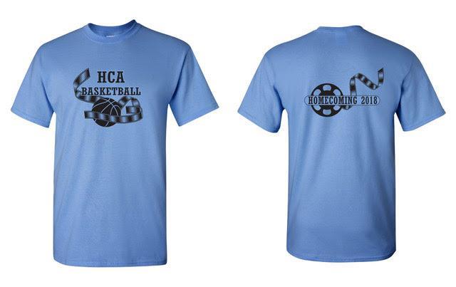 Homecoming T-shirt Order Form Support HCA Homecoming 2018 We want to see everyone wearing Carolina Blue at the Homecoming basketball game February 16 th!
