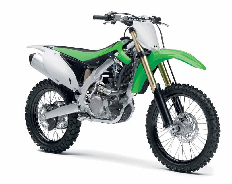 Anatomy of a winner A potent MX1 weapon, the Ryan Villopoto inspired KX450F is packed with factory developed, race winning