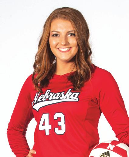 #43 HAYLEY DENSBERGER SO. / DS/L / 5-9 / MALCOLM, NEB. (MALCOLM) 2018 Had a season-high seven digs against Ohio Added seven digs at No. 14 Creighton Posted six digs against No.