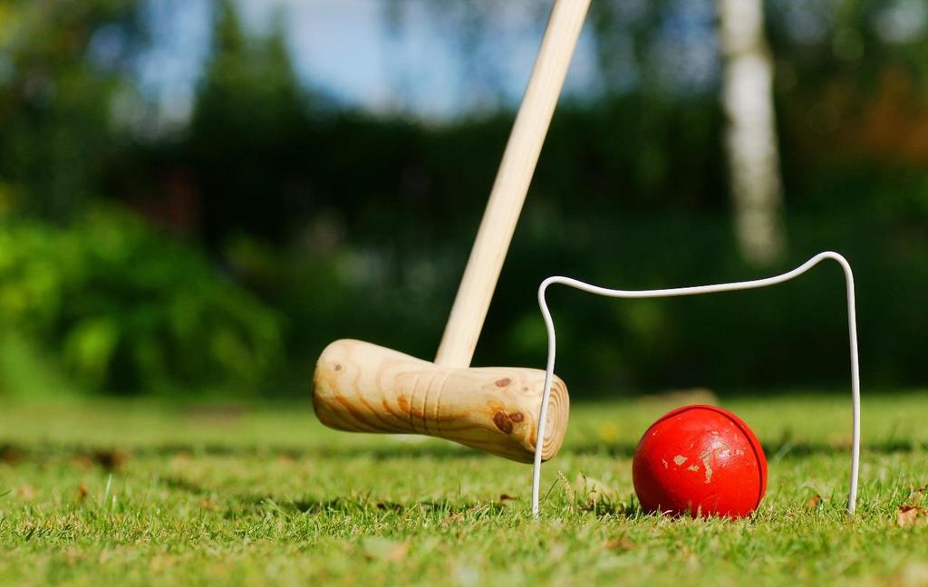 4. Croquet - How to Play? Croquet This chapter provides a step-by-step method that will help the beginners play the game with the right approach and right style.