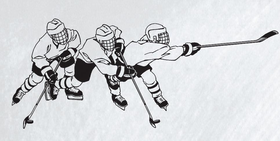 The release of this bend adds further speed to the stick blade, which results in greater puck speed. Figure 15-1. Execution of the wrist shot.