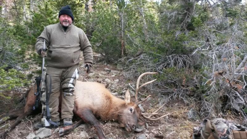 the bells and whistles that's still small and light enough to fit our "Ultralight" method of operation." Todd Harney - KUIU An NXS 5.5-22x50 helped Elmer at 885 yards with this nice Elk!