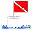 Starboard hand lateral buoy (red right