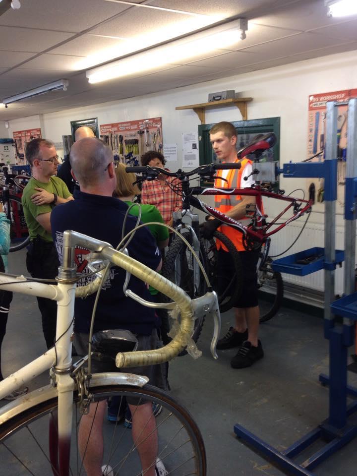 Community Mechanic training Target: 50 people will benefit from 7 Bike maintenance training sessions.